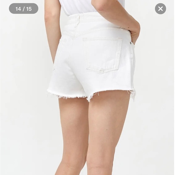Agolde Parker shorts white - Picture 2 of 7
